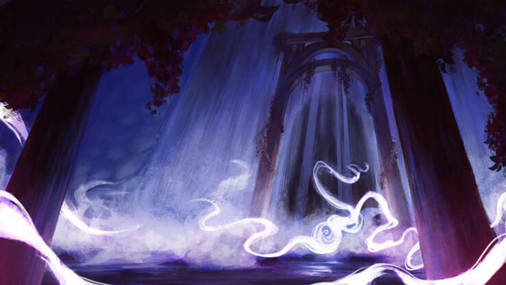 mist at the gate